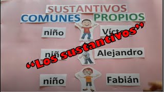 📝 SUSTANTIVOS propios y comunes [upl. by Montagu]