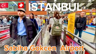 Istanbul Airport  Turkish Duty Free  Flight IstanbulGeneva  Pegasus Air [upl. by Kristal995]