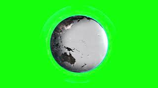 3D Globe animation green screen footage  4K footages  GreenScreen Vfx [upl. by Modie]