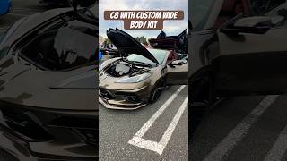 C8 Corvette with custom wide body kit at Caffeine and Octane ATL🔥🔥🏁🏁 [upl. by Farmann61]