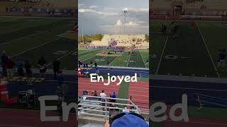 Parachuter lands at Football Game foryou amazing [upl. by Crenshaw]