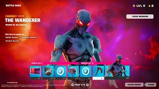 Fortnite Chapter 5 Season 3 Battle Pass Showcase All Tiers [upl. by Sy]