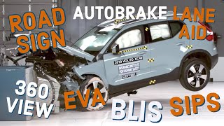 Volvo XC40  All safety systems explained [upl. by Aneehsor]