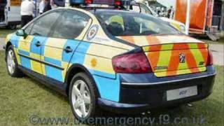 Animated Police Peugeot 407 custom flash pattern [upl. by Menzies488]