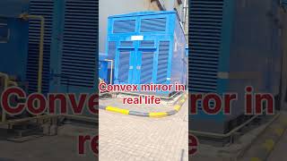 Uses of convex mirror in real life  mirror at sharp turning viral convexmirror reels [upl. by Stag540]