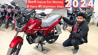 Hero Glamour Xtec 2024 Model New Price and Features Detail Review  2024 Model Hero Glamour Xtec [upl. by Akemor]