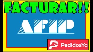 🔥 Como FACTURAR a PEDIDOS YA Argentina ❗❗ AFIP  Monotributo 2024 💻 🖱 📝 🛵 [upl. by Leggat89]