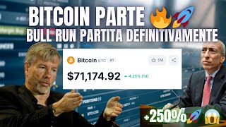 🚀 BITCOIN PARTE E VOLA 🔥 BULL RUN INIZIATA 🎯 METTETEVI COMODI [upl. by Byrle366]