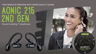 Shure AONIC 215 Gen2 True Wireless Earphones  Quick Look India [upl. by Iridis]