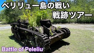 【ペリリュー島の戦い】戦跡ツアー。パラオ🇵🇼の旅⑥。Battle of Peleliu Battlefirld Tour Palau Travel ⑥ [upl. by Aihsitan]