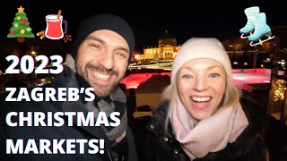 The ULTIMATE guide to ADVENT in ZAGREB Croatia Christmas Market highlights [upl. by Anirdnajela]