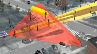 Virtual radarbased autonomous emergency braking system for tram using PreScan software [upl. by Jordain]