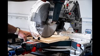 Bosch 12 Inch Corded Dual Bevel Sliding Glide Miter Saw Review [upl. by Reinar]