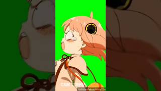 anya green screen copyright free shorts animegreenscreen [upl. by Irot]