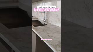 Cual material para la barra de la cocina kitchendesign [upl. by Neahs]