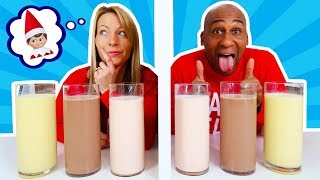 TWIN TELEPATHY MILKSHAKE CHALLENGE Parents Edition [upl. by Giarc]