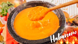 Salsa de Chile Habanero 🔥⚡️🔥  Fuego en La Cocina [upl. by Louisette793]