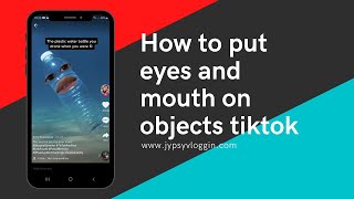 How to put eyes and mouth on objects tiktok [upl. by Eiba699]