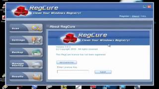 Regcure License Key Code Free Download [upl. by Aivull746]