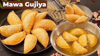 मावा गुजिया दो तरीके से  Gujiya Recipe  Chasni wali Gujiya  Mawa Gujiya Recipe  KabitasKitchen [upl. by Aneles276]