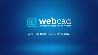 WebCAD Yeni Nesil Proje Onay Sistemi [upl. by Nelloc]