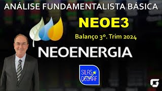 NEOE3  NEOENERGIA SA ANÁLISE FUNDAMENTALISTA BÁSICA PROF SILAS DEGRAF [upl. by Boyes]