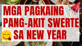 Pampaswerteng Handa sa Bagong Taon  Pampaswerteng Pagkain sa New Year  Pang akit Swerte Pamahiin [upl. by Enyawud303]