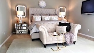 NEW Luxury Master Bedroom Tour and Decor Tips amp Ideas [upl. by Baptist787]