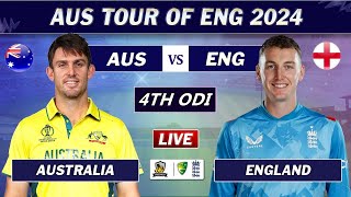 AUSTRALIA vs ENGLAND 4th ODI MATCH LIVE COMMENTARY  AUS vs ENG LIVE [upl. by Slotnick]