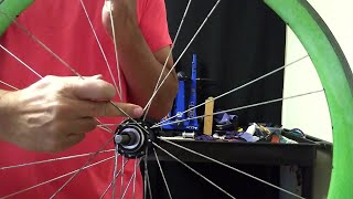 Watch me respoke a fixie bicycle wheel [upl. by Helga]