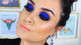 Maquillaje Smokey Azul Para Principiantes Paso a PasoðŸ’™  Monika Sanchez [upl. by Reinald]