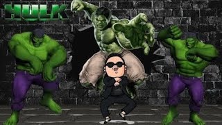 THE HULK DANCE GANGNAM STYLE PSY [upl. by Yesmar659]