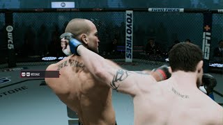 Back of the head punch to a 360 spin UFC 5 [upl. by Kabob]