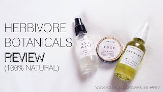 REVIEW  Herbivore Botanicals 100 Natural [upl. by Mouldon278]