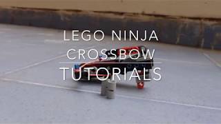 How to make a Simple Lego Ninja Crossbow With Trigger [upl. by Mcleroy]