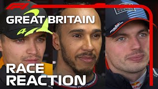 Drivers Reaction After the Race  2024 British Grand Prix [upl. by Meerek]