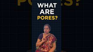 What Are Pores On Face  How Pores Get Clogged  What Happens With Enlarged Pores shorts [upl. by Akemak]