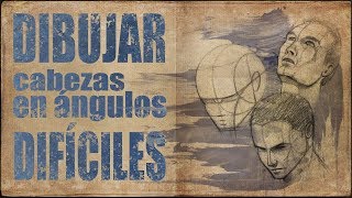 Como dibujar la cabeza en ángulos difíciles [upl. by Ahsienod]