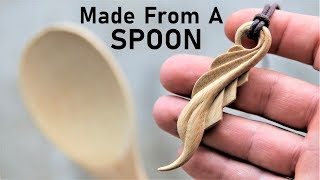 I Carve A Pendant From A Bamboo Spoon [upl. by Tiertza865]