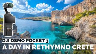 DJI OSMO Pocket 3  A day in Rethymno Crete  Greece [upl. by Clotilde]