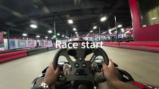 Octane Raceway 45MPH indoor go karting Scottsdale AZ [upl. by Boswall625]