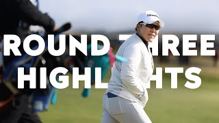 FULL ROUND THREE HIGHLIGHTS  MOVING DAY  AIG Womens Open [upl. by Querida182]