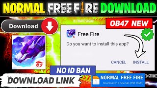 How To Download Free Fire  Free Fire Kaise Download Karen  Normal Free Fire Download Link [upl. by Lemieux]