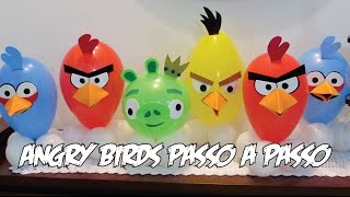 Centro de mesa Angry Birds [upl. by Ainslie]