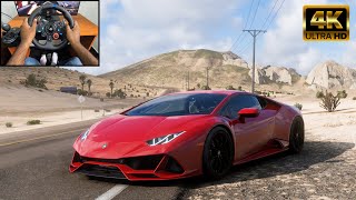 1200HP Lamborghini Huracán EVO  Forza Horizon 5  Logitech g29 gameplay [upl. by Zedekiah]