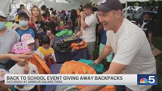 NBC5 Chicagos Evrod Cassimy Talks School Supplies with Larry Disparti [upl. by Janot]