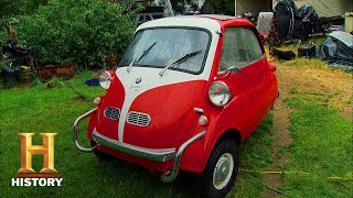 American Pickers Mike Picks Iconic BMW Isetta Micro Car Season 12  History [upl. by Helban]