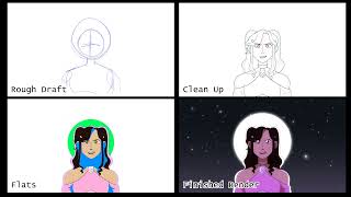 Empires SMP Katherines Magical Girl Transformation Process [upl. by Bakerman478]