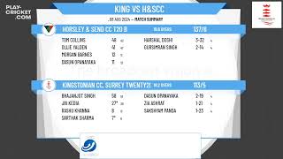 Kingstonian CC Surrey Twenty20 v Horsley amp Send CC T20 B [upl. by Eceinwahs139]