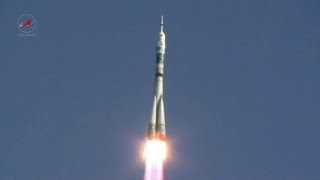 Russia launches Sochi Olympic torch into space [upl. by Martynne]